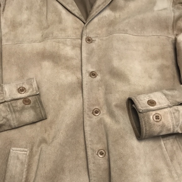 Mens Jones New York Vintage Suede Button Down Jacket/Blazer - Picture 6 of 15